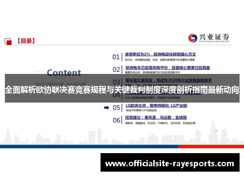 全面解析欧协联决赛竞赛规程与关键裁判制度深度剖析指南最新动向 全面解析欧协联决赛竞赛规程与关键裁判制度深度剖析指南最新动向